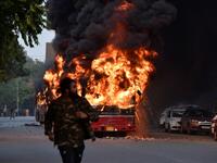 Critics believe the law is part of leader Narendra Modi's Hindu nationalist agenda to marginalise India's 200 million Muslims. AFP