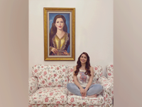 Nesreen Tafesh posing at home