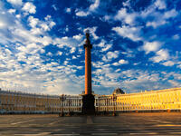 Morning at Palace Square, Saint-Petersburg, Russia (Shutterstock) 
