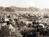 في 1858م انتشر وباء دفع الناس للهروب من الحجاز، وتم حجرهم صحيًا.