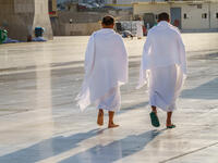 The 2020 hajj season has been scaled back dramatically this year to include only around 1,000 Muslim pilgrims as Saudi Arabia battles a coronavirus surge. (Shutterstock/ File Photo)