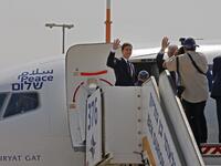 The El Al flight, scheduled to leave at 0730 GMT from Ben Gurion Airport near Tel Aviv, will carry a delegation led on the American side by President Donald Trump's son-in-law and White House advisor Jared Kushner. menahem kahana / AFP