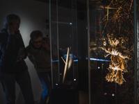 People visit the HEX!, a museum of Witch Hunt, on October 1, 2020 in Ribe, Denmark. Located in the home of a former witch hunter, the Hex! Museum of Witch Hunt sheds light on how a fear of witches led to persecutions that swept across Denmark and Europe in the 16th and 17th centuries. Jonathan NACKSTRAND / AFP