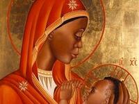 A beautiful depiction of a Madonna with vibrant colors (Facebook)