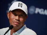 Woods was injured after the car he was driving met with an accident in Los Angeles County on Tuesday (Photo: AFP)