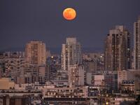 Full Moon in Paris, France