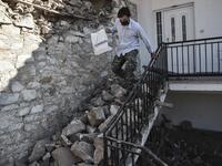 A strong 6.3-magnitude earthquake hits Greece