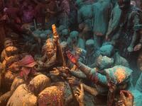 Lathmar Holi festival celebrations