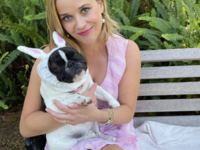 Reese Witherspoon celebrated her dog's first easter 