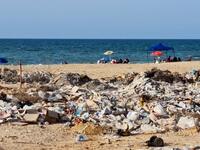 Pollution at Libya beaches