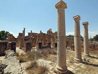 Leptis Magna on the Libyan coast