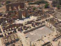 Leptis Magna on the Libyan coast