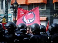 Thousands gather in Tunis in largest protest for years.