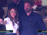 Ben Affleck and Jennifer Lopez couldn't stop dancing at the Super Bowl