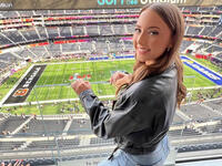 Eminem’s daughter Hailie Jade supports him at Super Bowl 
