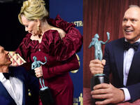 Michael Keaton and Jean Smart