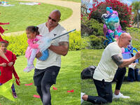 The Rock's big easter weekend 