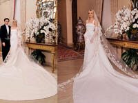 valentino haute couture bridal gown custom made for nicola peltz