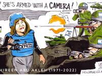 Cartoonists Pay Tribute to Al Jazeera journalist Shireen Abu Akleh