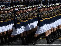 Victory Day military parade in central Moscow