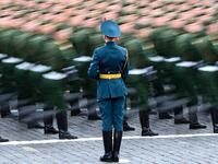 Victory Day military parade in central Moscow