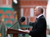 Victory Day military parade in central Moscow