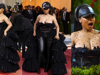 Nicki Minaj in Burberry