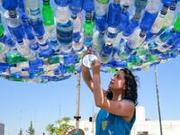 Jordanian-based Artist Raises Awareness About Environment Through Art