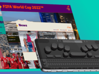 موقع إلكتروني: يعد موقع قطر 2022 المنصة الشاملة لجميع المعلومات المتعلقة بكأس العالم، ويدعم استخدام مكبرات الصوت، وقارئات الشاشة، وأوصاف الصور الملونة عالية التباين، والنص الكبير، وتقنين الخطوط، وبرامج تحويل النص إلى كلام وغيرها من التقنيات المساعدة.