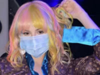 With her rainbow color hair, Selena Gomez shocks her fans