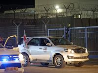 Red Cross Cars in Gaza 
