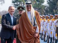 Emir of Qatar visits Tehran