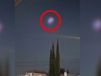 Weird purple light seen in Amman, Jordan