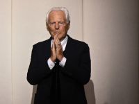 Italian designer Giorgio Armani