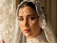 مي عز الدين تتألق بفستان زفاف مبتكر بتقنية الذكاء الاصطناعي