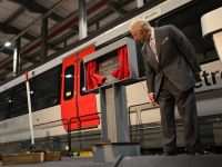 Despite health speculation, Charles celebrates 77th birthday by driving tram