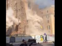 انهيار جزئي لبرج تاريخي في روما وإصابة عاملين