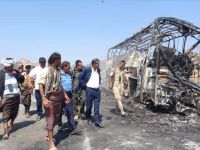 14 killed, dozens injured as bus catches fire in tragic crash on Yemen’s Abyan road