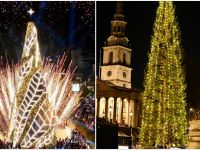 London Christmas tree lighting in London