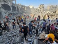 قصف حي التفاح