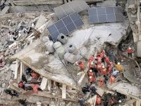 انهيار مبنى في لبنان