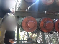 Video: Hezbollah launches rockets at Israeli military sites