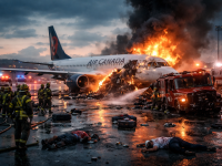 حادث الاصطدام في مطار لاغارديا