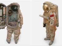 Soviet-era spacesuit