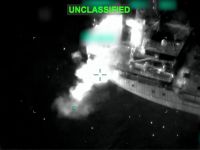 US strike on oil tanker dodging the blockade
