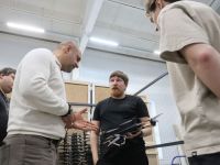 Vladimir Tkachuk in arms factory