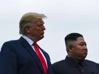 US President Donald Trump with North Korean Supreme Leader Kim Jong Un