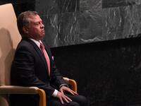 Jordanian King Abdullah II waits to speak during the General Debate of the 73rd session of the General Assembly at the United Nations in New York September 25, 2018. 
Bryan R. Smith / AFP