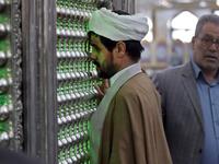 Pilgrims visit the tomb of Iran's late founder of the Islamic Republic, Ayatollah Ruhollah Khomeini
STR / AFP