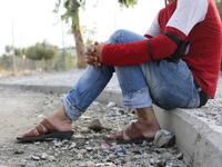 “ISIS told me that they’d come get me when it was time. When they came to my house, I was hiding, so they took my neighbors instead. Everyone they took that day was killed by American planes.” (Lesvos, Greece)
